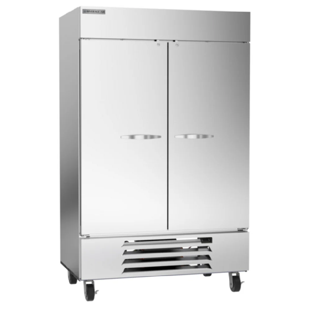 Beverage Air HBF49HC-1 52 Inch Reach-in Freezer Two-section 46.2 cu ft stainless steel Beverage Air HBF49HC-1 52 Inch Reach-in Freezer Two-section 46.2 cu ft stainless steel
