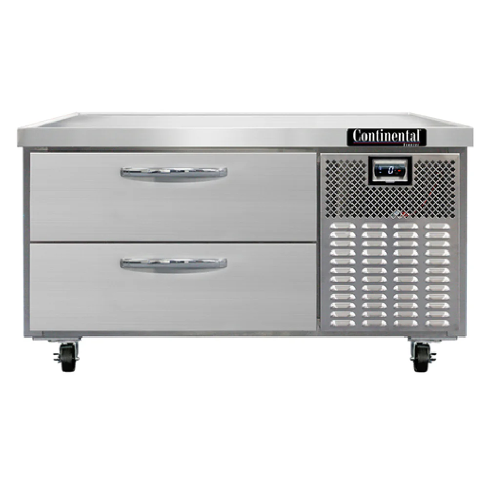 Continental Refrigerator D48GFN 48 Inch Freezer Griddle Stand with 2 Drawers