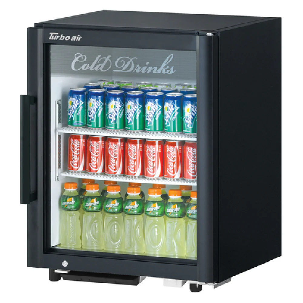 Turbo Air TGM-5SD-N6_WH 25 Inch Super Deluxe Refrigerated Merchandiser 4.45 Cu Ft