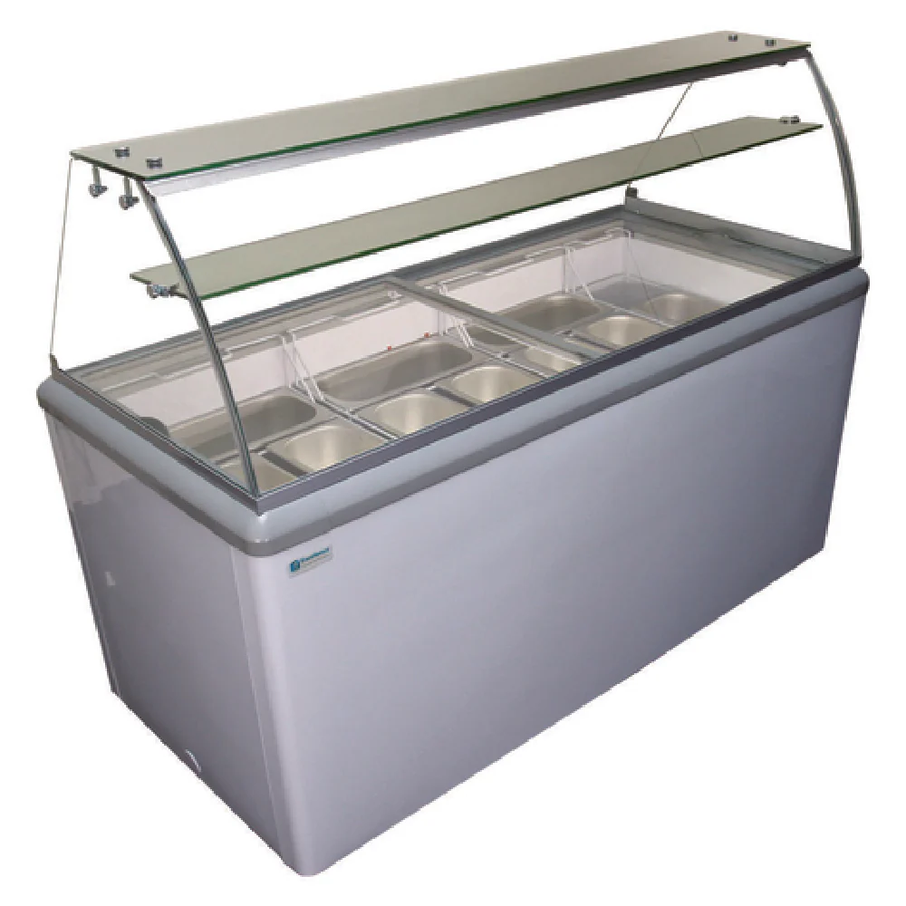 Excellence HBG-10HC 59-1/2 Inch Gelato Dipping Cabinet 16.5 cu ft Capacity