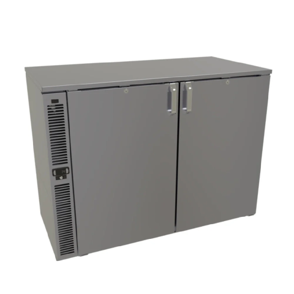 Glastender F1SB48 48 Inch Froster One Zone Side Serviced Stainless Steel