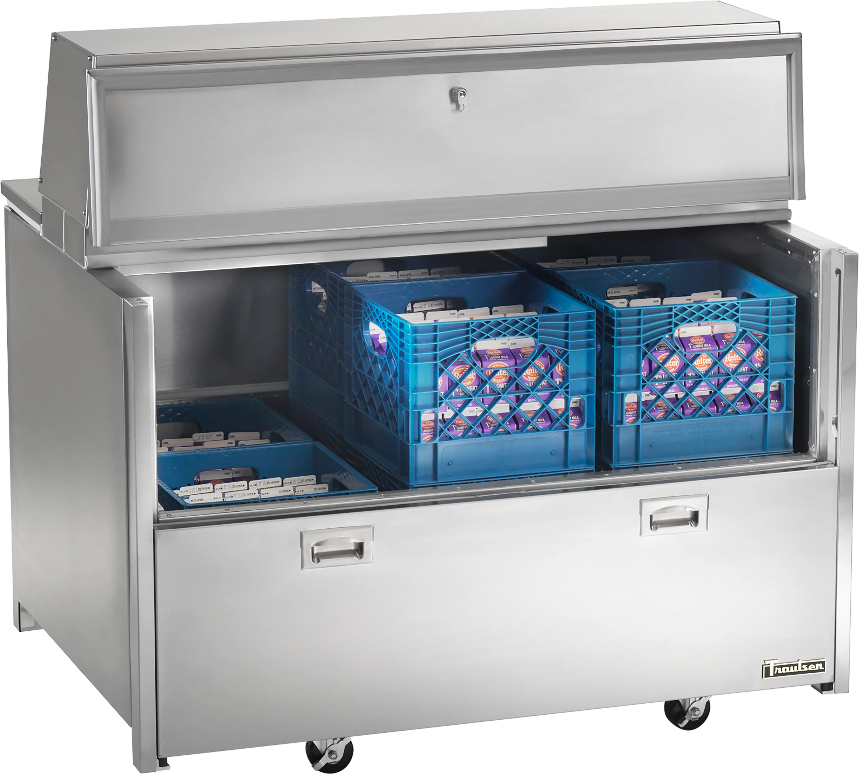 Traulsen RMC49D4 49 Inch Forced Air Milk Cooler Double Access Stainless Steel Traulsen RMC49D4 49 Inch Forced Air Milk Cooler Double Access Stainless Steel