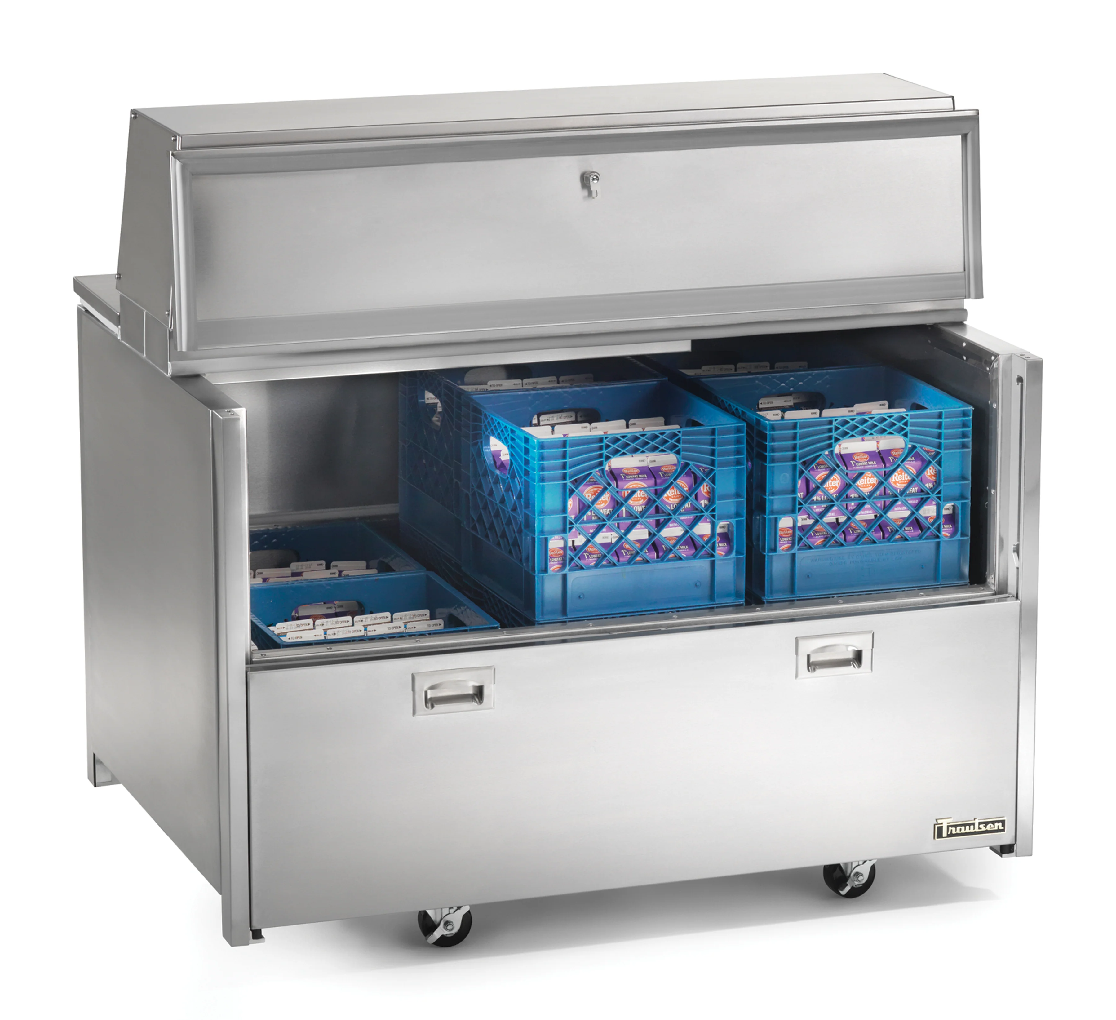 Traulsen RMC49D4 49 Inch Forced Air Milk Cooler Double Access Stainless Steel Traulsen RMC49D4 49 Inch Forced Air Milk Cooler Double Access Stainless Steel
