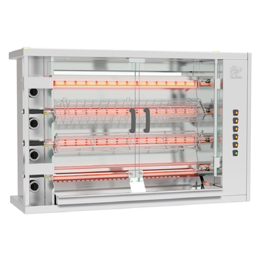 Rotisol FF1425-4G-SS_LP 56 Inch Gas Rotisserie Oven Countertop Stainless Steel 60500 BTU Rotisol FF1425-4G-SS_LP 56 Inch Gas Rotisserie Oven Countertop Stainless Steel 60500 BTU
