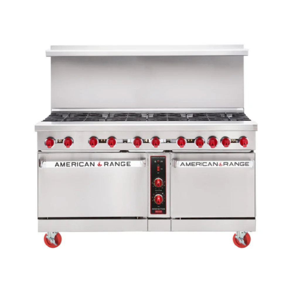 American Range ARGF-36G-4B-CL-126R_NAT 60 Inch Gas Range with Griddle and Ovens 4 Burner 25000 BTU