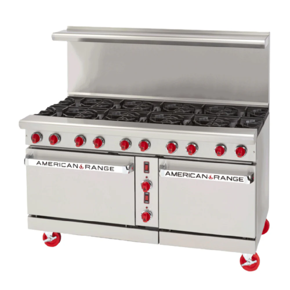 American Range ARGF-36G-4B-CL-126R_NAT 60 Inch Gas Range with Griddle and Ovens 4 Burner 25000 BTU American Range ARGF-36G-4B-CL-126R_NAT 60 Inch Gas Range with Griddle and Ovens 4 Burner 25000 BTU