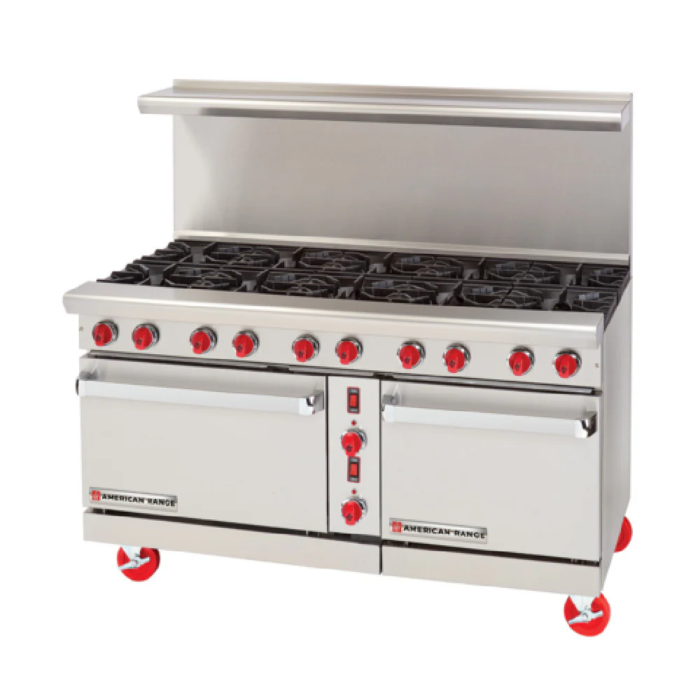 American Range ARGF-36G-4B-CL-126R_NAT 60 Inch Gas Range with Griddle and Ovens 4 Burner 25000 BTU American Range ARGF-36G-4B-CL-126R_NAT 60 Inch Gas Range with Griddle and Ovens 4 Burner 25000 BTU