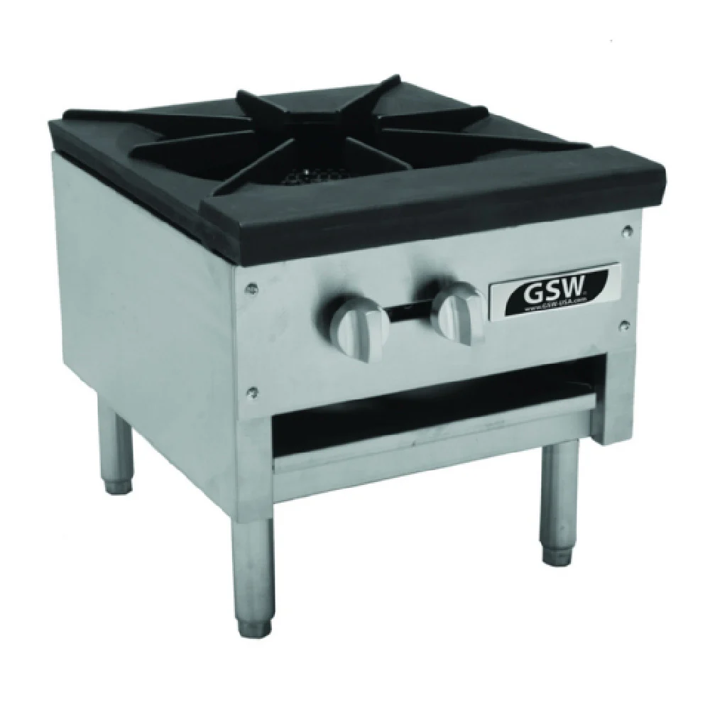 GSW USA AESP1-3R18LP 21 Inch Single Burner Gas Stock Pot Range 90000 BTU GSW USA AESP1-3R18LP 21 Inch Single Burner Gas Stock Pot Range 90000 BTU