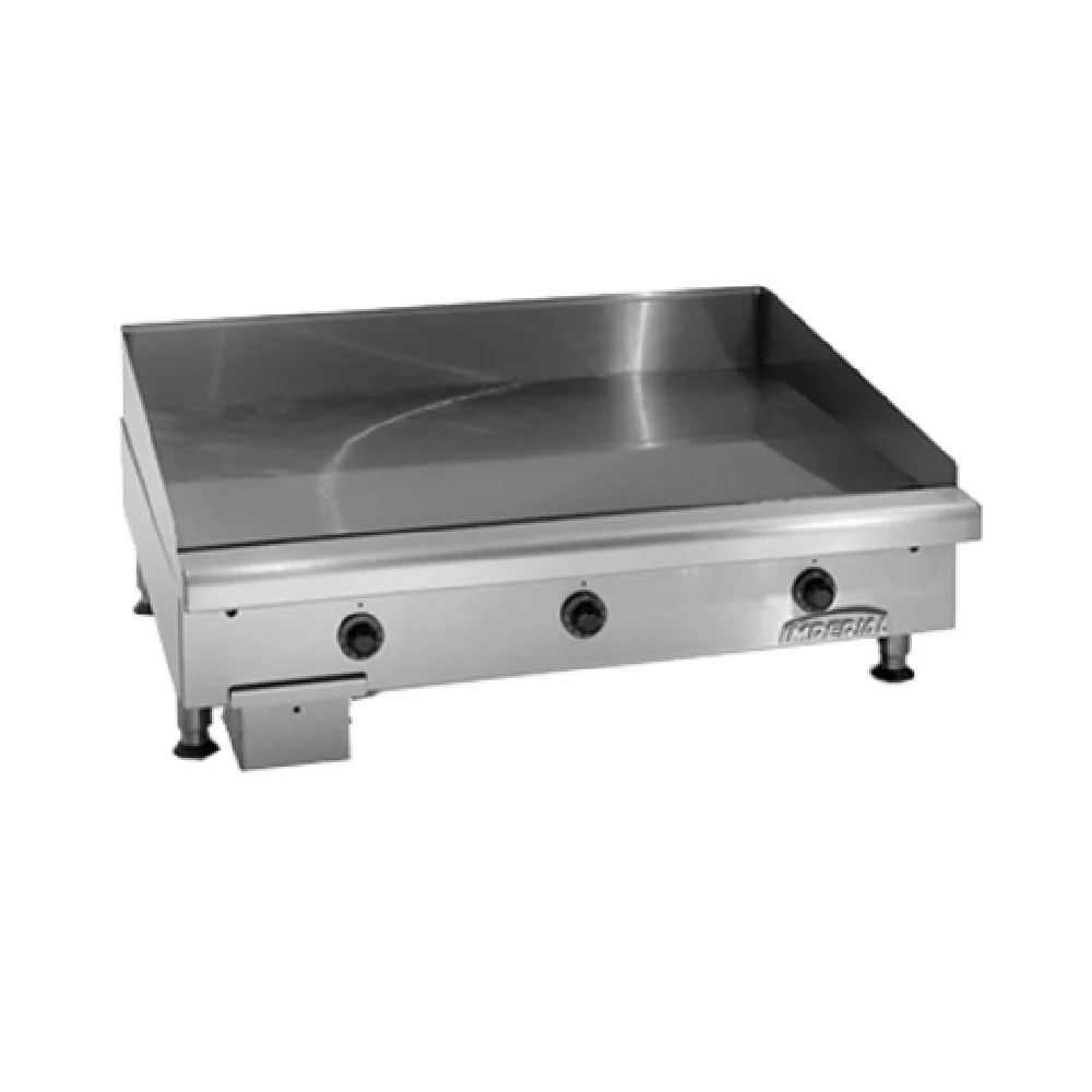 Imperial ITG-24-E_240/60/3 24 Inch Electric Countertop Griddle with Polished Steel Plate