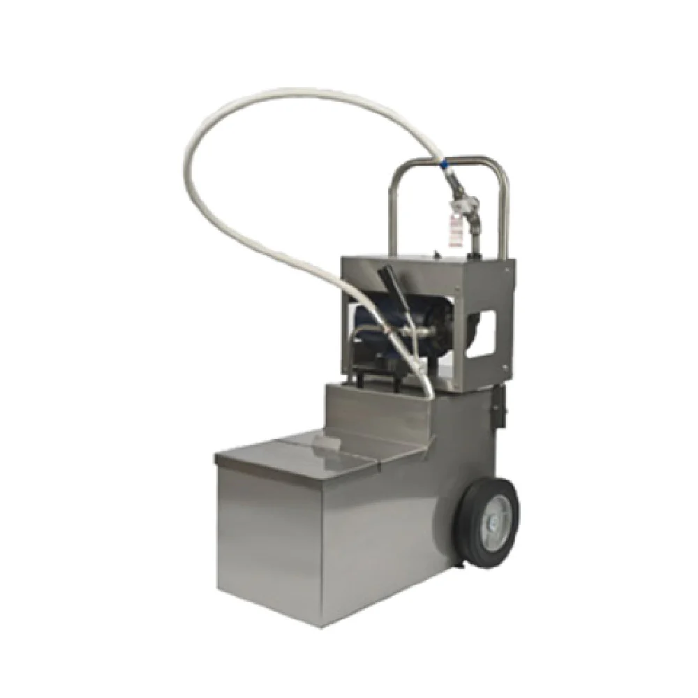 MirOil USA MOD0640 Oil Filter Machine/Discard Trolley For Fryers With Drain Valves