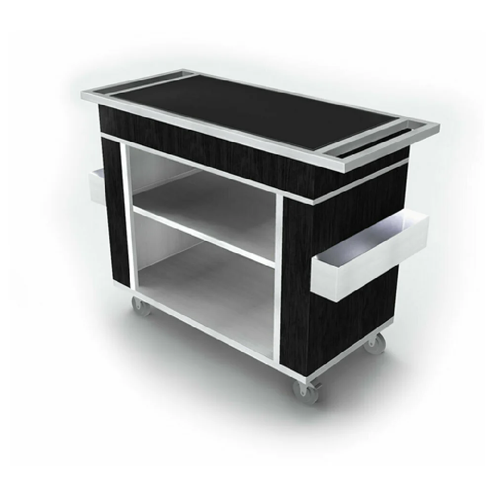 Forbes Industries F35-5561 58 Inch Mixology Cart Tropical Essential with Stainless Steel