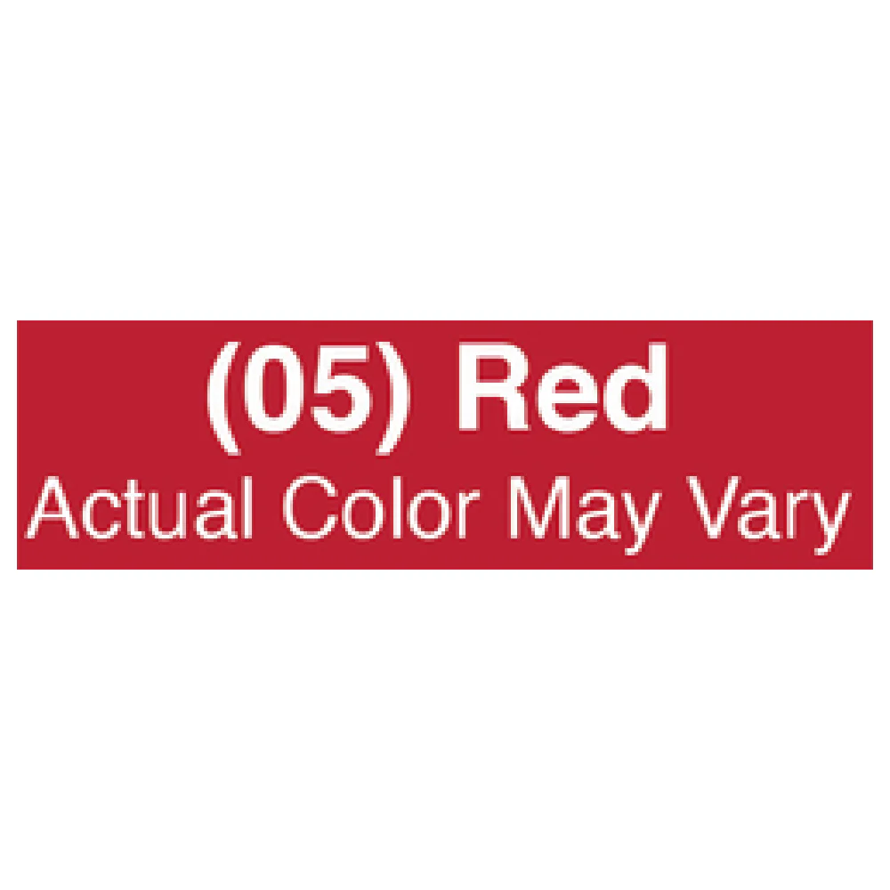 Carlisle 45005EC05 5 Inch Diameter Brush Non-Absorbent Polyester Bristles Red