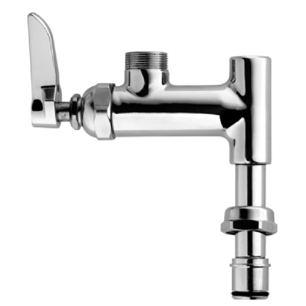 T&S Brass B-0155-LNEZ Add-on Faucet Stainless Steel Less Nozzle for Pre-Rinse