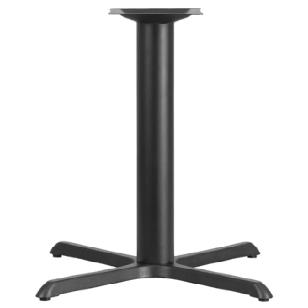 Flash Furniture XU-T3333-GG 33 Inch Table Base Metal Powder Coat Black Flash Furniture XU-T3333-GG 33 Inch Table Base Metal Powder Coat Black