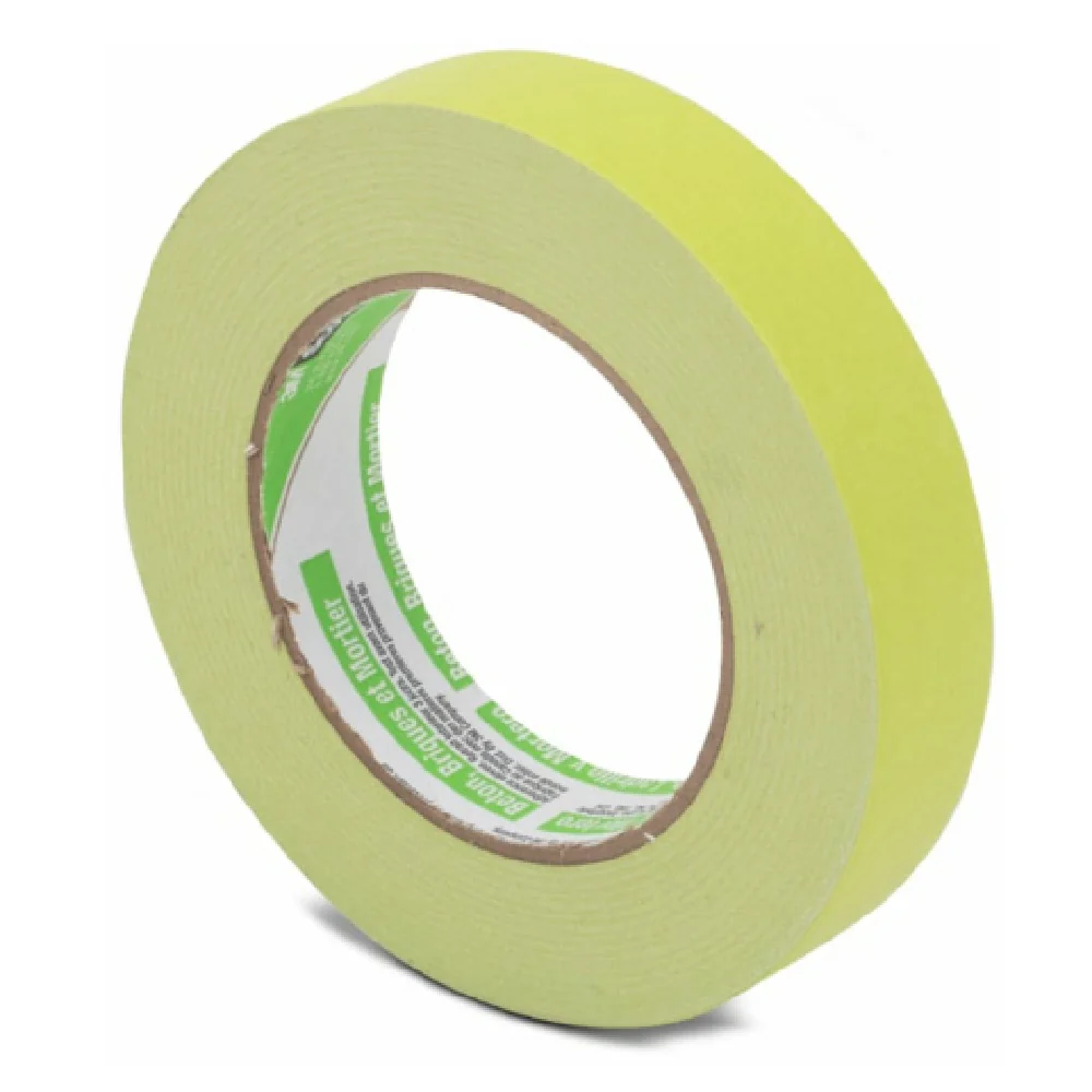 JB Prince UA150 1 Inch 60 Yards 3M 2060 Green Masking Tape with Residue-Free Clean Up