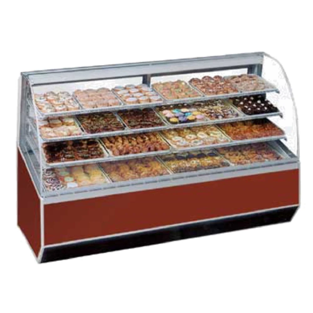 Federal Industries SN48 Non-Refrigerated Bakery Case 48-1/4 Inch 3 Tiers Glass Ends with Lift-Up Front Federal Industries SN48 Non-Refrigerated Bakery Case 48-1/4 Inch 3 Tiers Glass Ends with Lift-Up Front