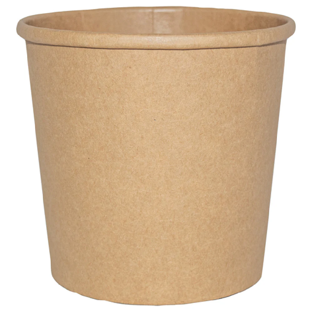 International Tableware TG-KS-26 26 oz Soup Cup Kraft Paper Eco-Friendly 500 Packs