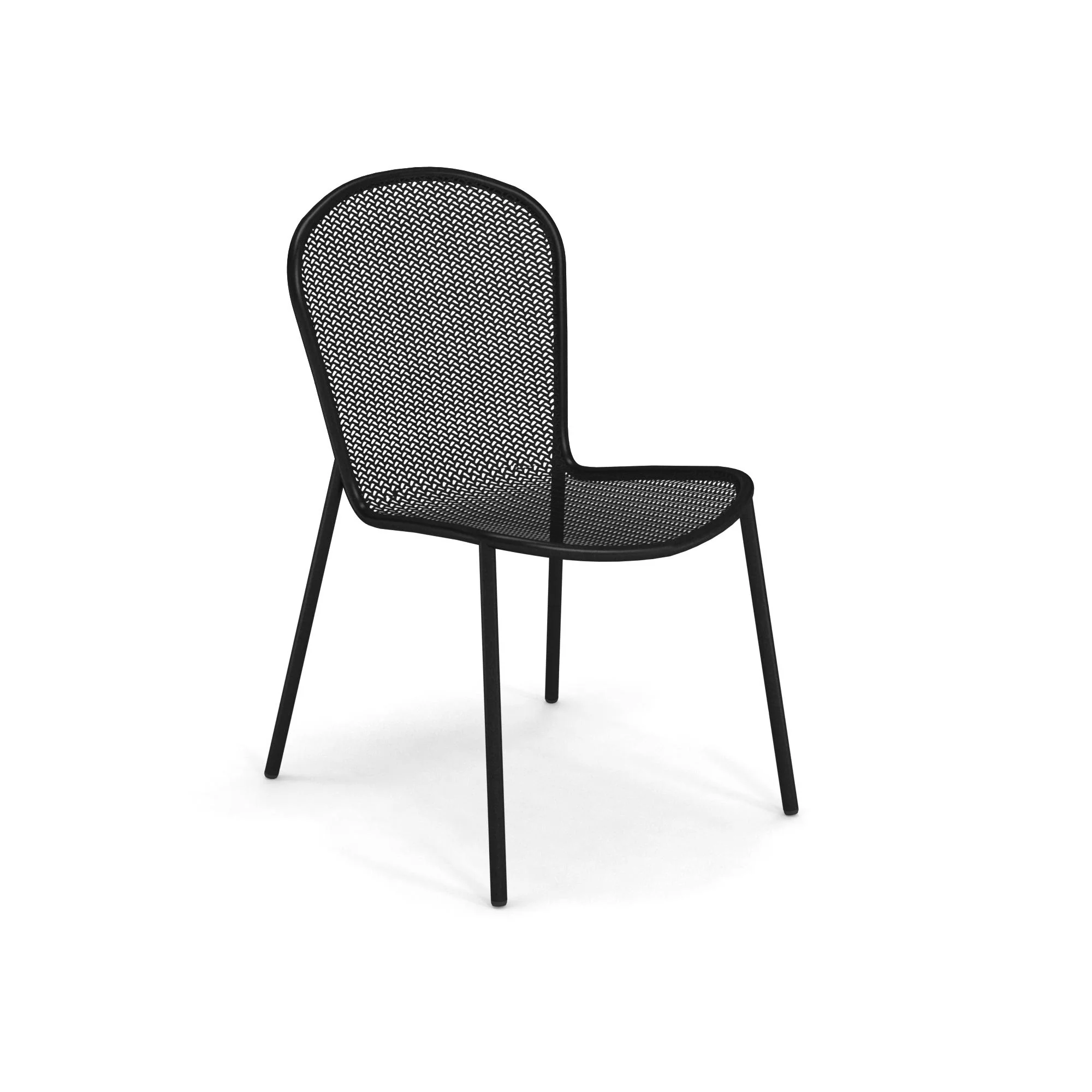 emuamericas llc E457-24 20 Inch Side Chair Outdoor Indoor Steel Mesh Back and Seat