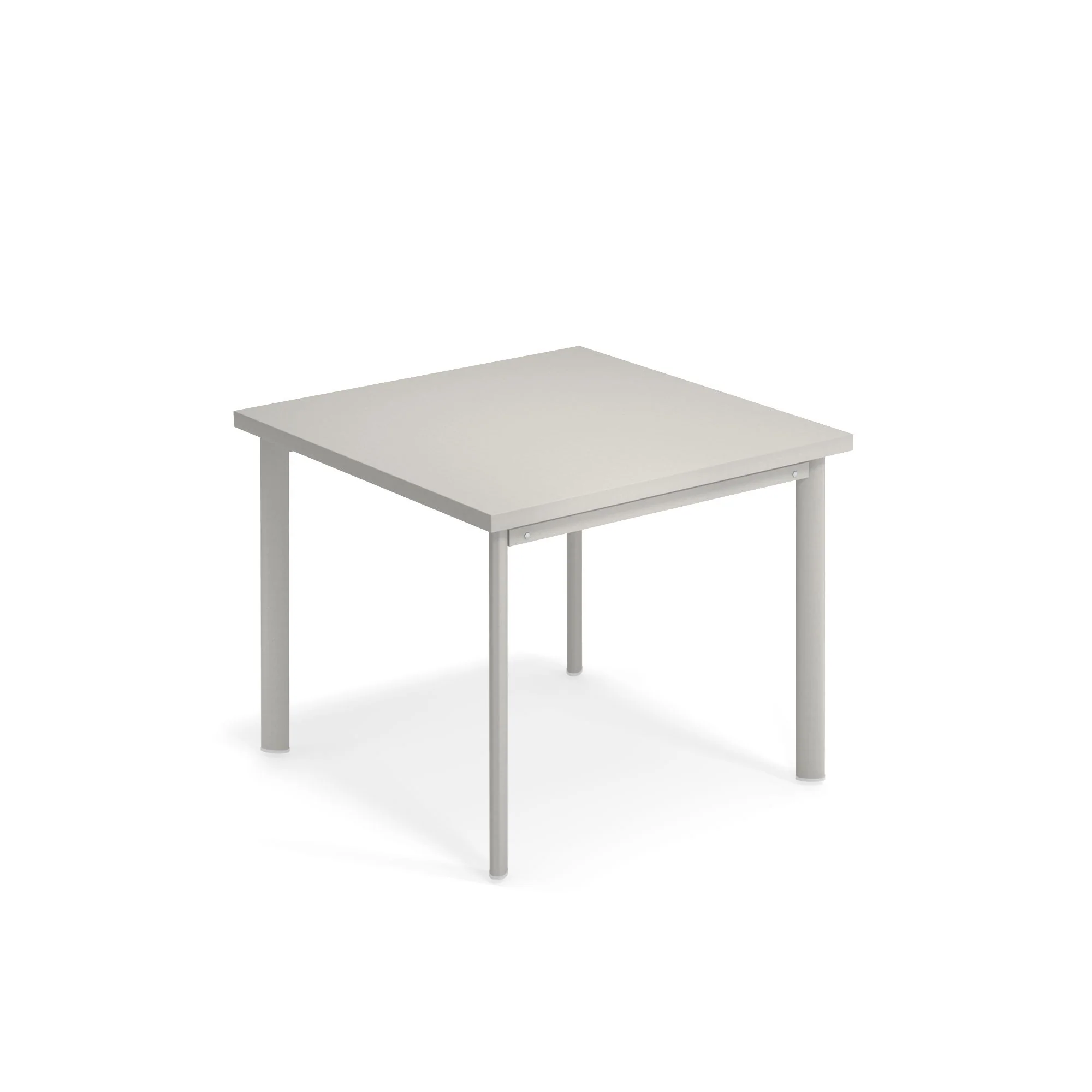 emuamericas, llc E303-73 40 Inch Square Table Outdoor Solid Steel with PVC Caps emuamericas, llc E303-73 40 Inch Square Table Outdoor Solid Steel with PVC Caps
