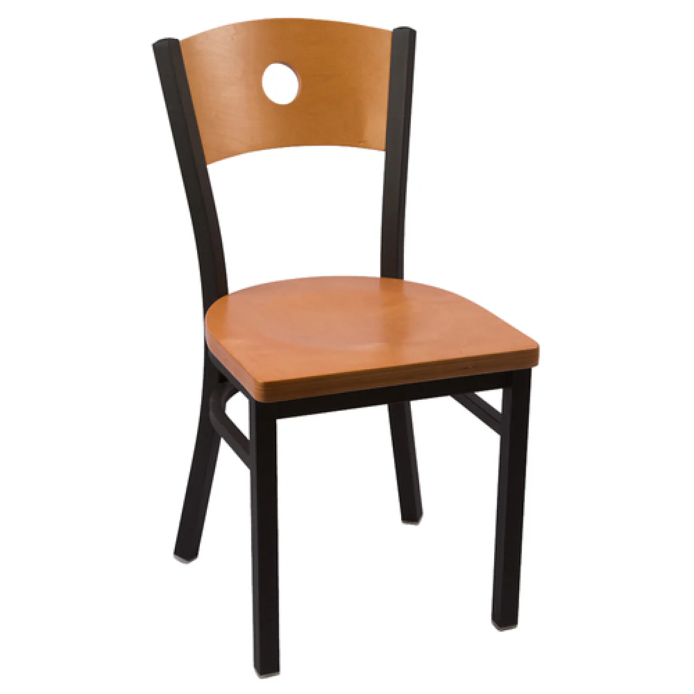 JMC Furniture CIRCLE SERIES CHAIR WOOD 17 Inch Side Chair Wood Back with Circle Cutout JMC Furniture CIRCLE SERIES CHAIR WOOD 17 Inch Side Chair Wood Back with Circle Cutout