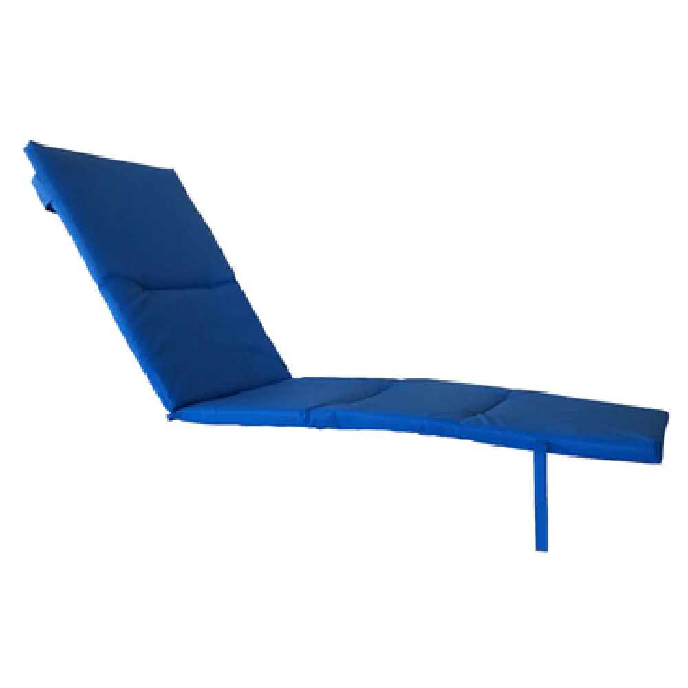 Grosfillex 98249231 73 Inch Eco Cushion For Bahia Chaise with Hood Blue