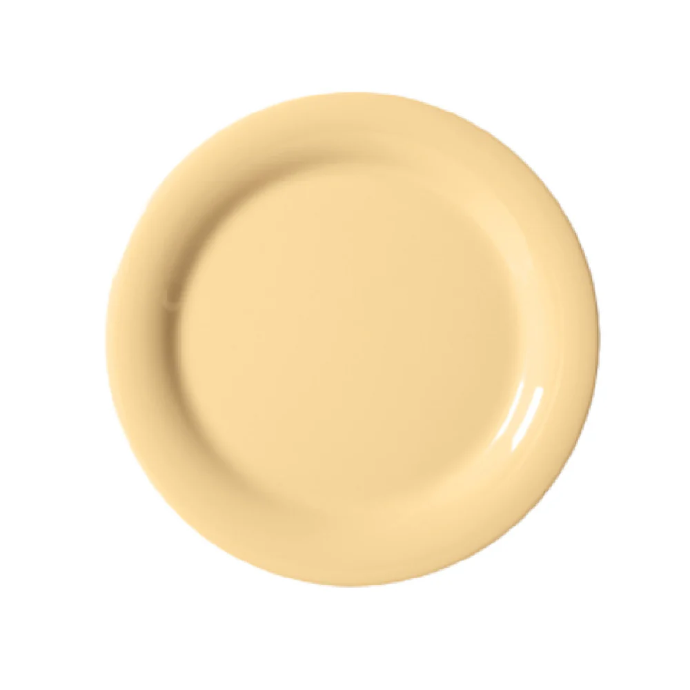 GET Enterprises NP-6-SQ 6-1/2 Inch Round Plate Break Resistant Melamine Tan GET Enterprises NP-6-SQ 6-1/2 Inch Round Plate Break Resistant Melamine Tan