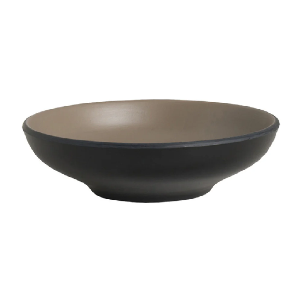 Steelite 7810JB010 11.5 Oz Low Bowl Round Melamine Sandstone 6 Inch