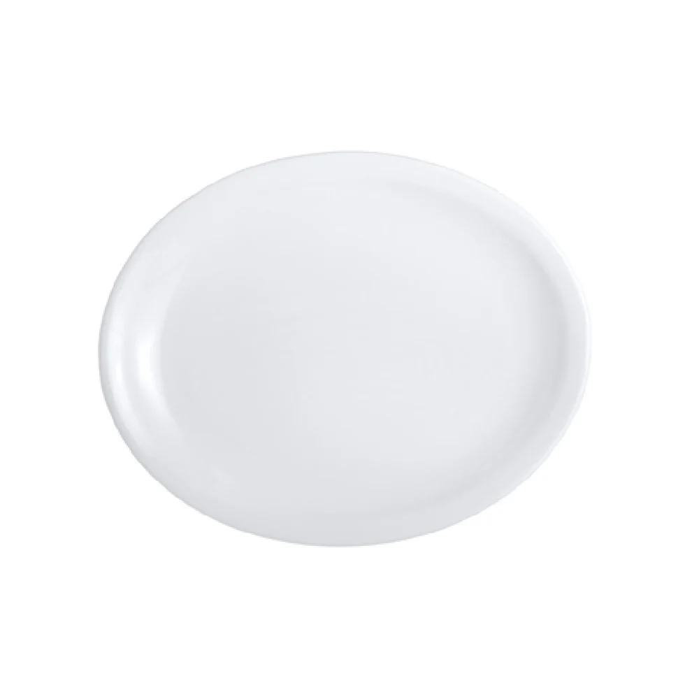 Steelite 6900E5086 13.5 Inch Porcelain Oval Platter White NR - Cafe Porcelain Steelite 6900E5086 13.5 Inch Porcelain Oval Platter White NR - Cafe Porcelain