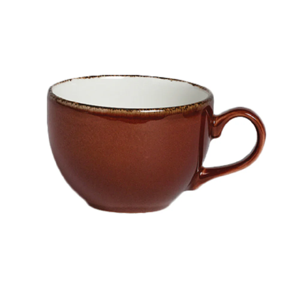 Steelite 11230189 8 Oz Cup Vitrified China Low Terramesa Mocha 3 Dozen Cases
