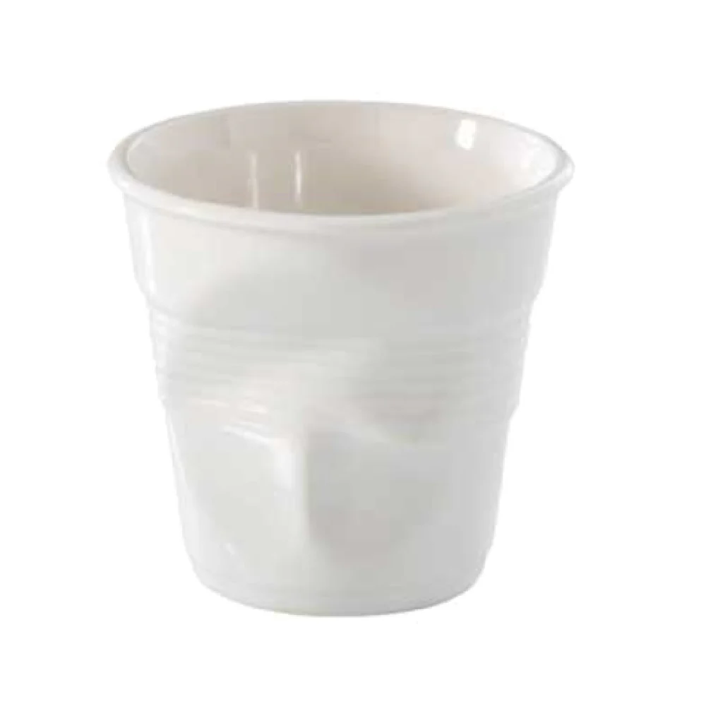 Revol 636745 1-3/4 Oz Crumpled Ristretto Tumbler Porcelain White Revol 636745 1-3/4 Oz Crumpled Ristretto Tumbler Porcelain White