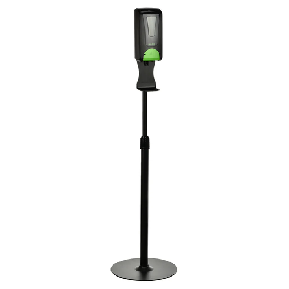 Alpine Industries ALP430-F-S-BLK 40.6 Oz Touch-free Hand Sanitizer Dispenser with Floor Stand and Black ABS Alpine Industries ALP430-F-S-BLK 40.6 Oz Touch-free Hand Sanitizer Dispenser with Floor Stand and Black ABS