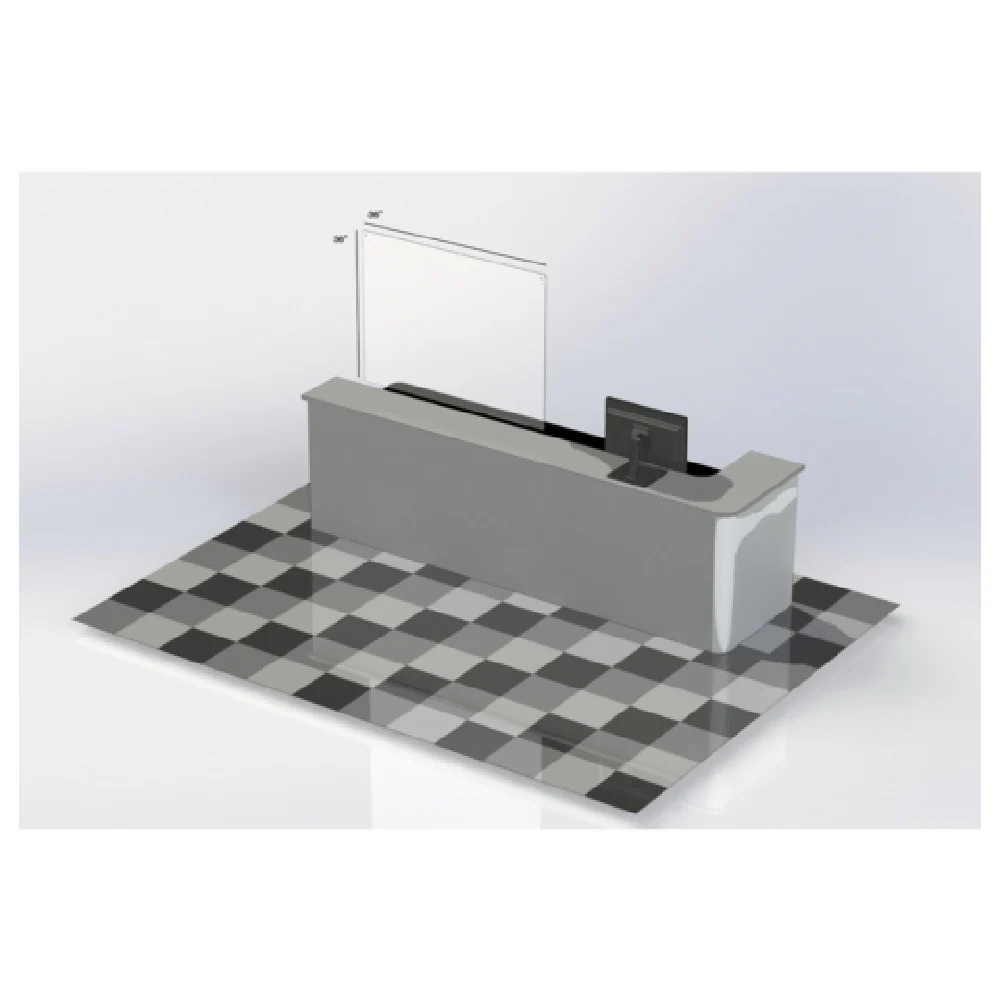 Nemco 69886-48-36-P 48 Inch Easy Shield Hanging Safety Guard Polycarbonate