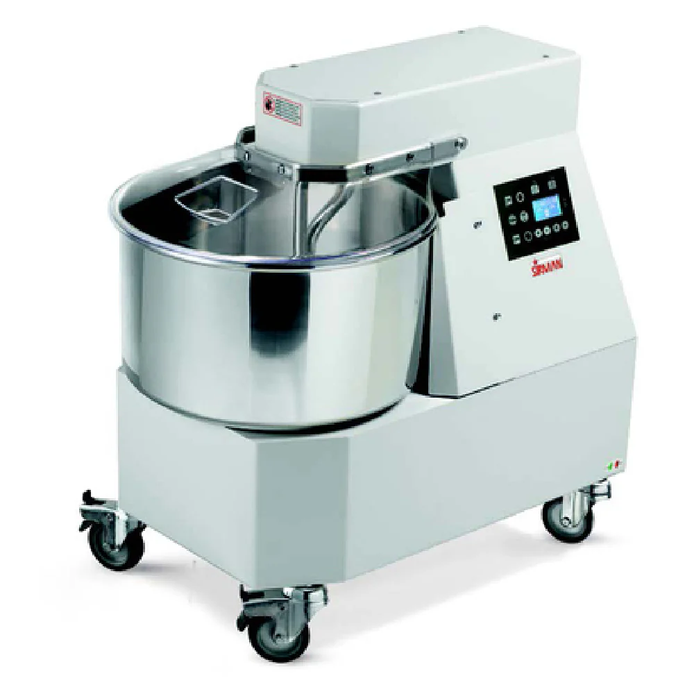 Sirman 40875466T HERCULES BIGA 50 2V Spiral Dough Mixer 55 Qt. Removable Stainless Steel Bowl Sirman 40875466T HERCULES BIGA 50 2V Spiral Dough Mixer 55 Qt. Removable Stainless Steel Bowl