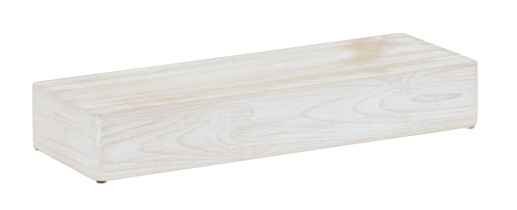 Cal Mil 22428-3-113 20 Inch Riser White-washed Pine Wood Display