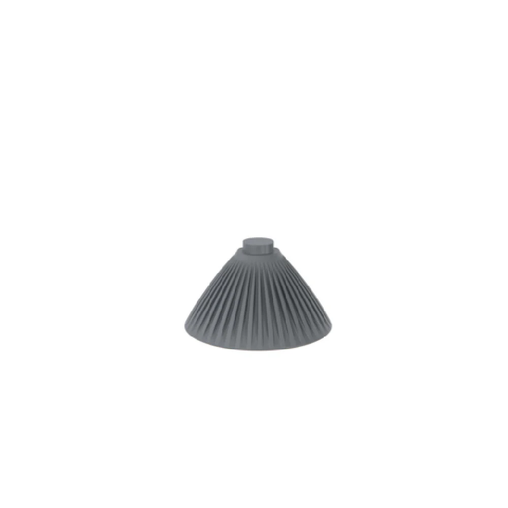 BauscherHepp TGY50020 4.3 Inch Pedestal Tall Ash Melamine Stand - 6 Packs