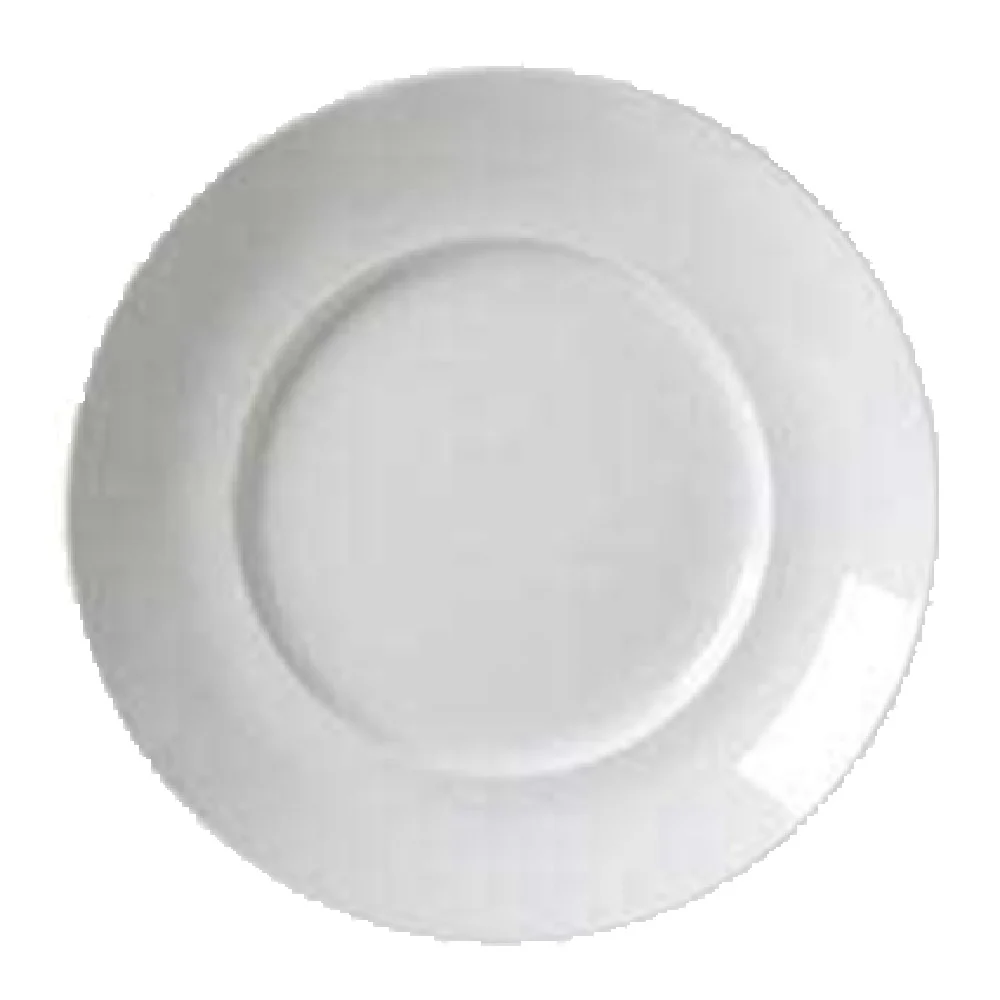Vertex China AV-27 11-1/2 Inch Round Service Plate Bright White Glossy Finish Vertex China AV-27 11-1/2 Inch Round Service Plate Bright White Glossy Finish
