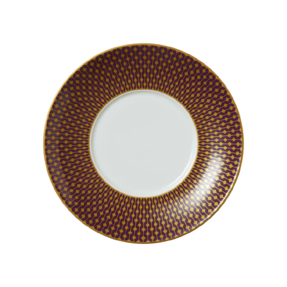 Steelite 82116AND0211 6.375 Inch Saucer Jewel Bone China Round - 1 Dozen