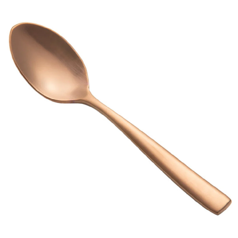 Bon Chef S3016RGM 4-7/8 Inch Demitasse Spoon PVD Coated Rose Gold Matte Finish 18/10 Stainless Steel