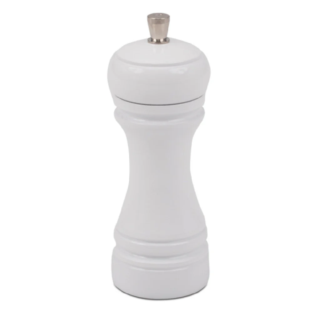 JB Prince RB299 5.5 Inch White Pepper Mill Acrylic Durable Made in France