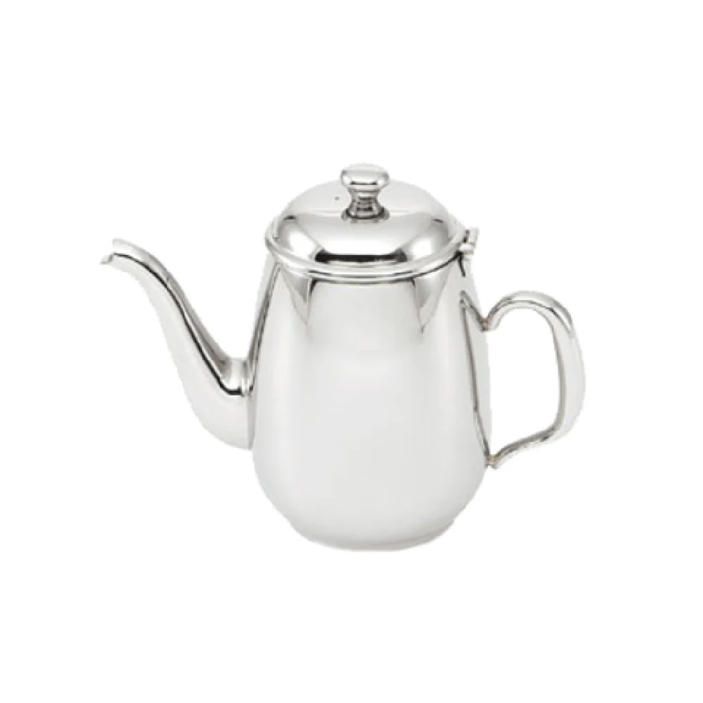 Vollrath 46594 20 Oz Coffee Server with Gooseneck Spout and Knob Lid Stainless Steel Vollrath 46594 20 Oz Coffee Server with Gooseneck Spout and Knob Lid Stainless Steel