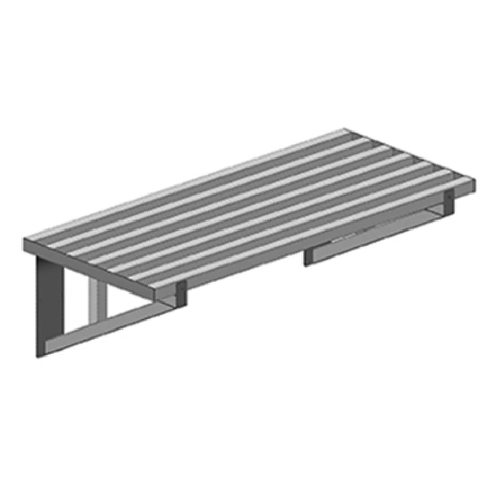 Eagle CLHDWS-21144 144 Inch Cooking Line Heavy Duty Shelf Stainless Steel Wall Mounted