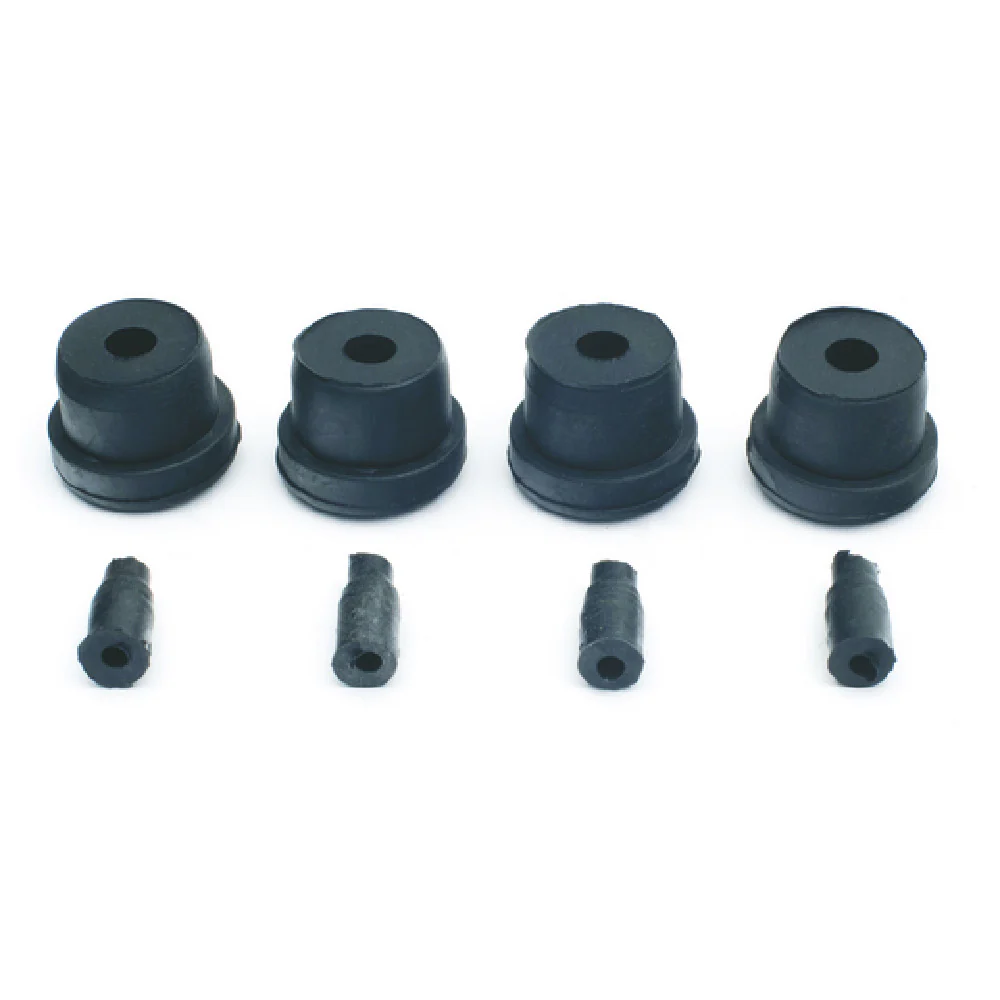 Hubert 25053 Kratos Plastic Chair Glides For Outdoor Steel Chairs (pack Of 4)