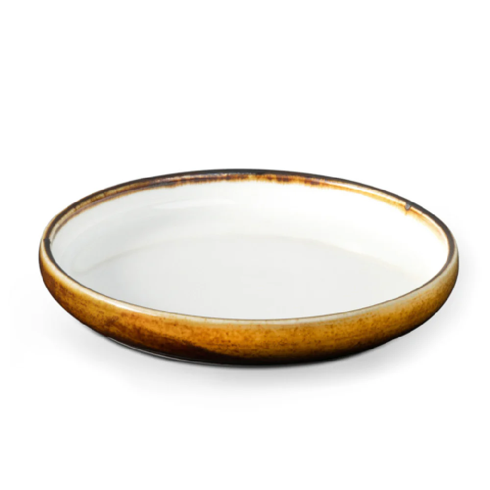 Bon Chef 2020021P 7 Inch Diameter Tavola Plate Round Porcelain Amaretto Bon Chef 2020021P 7 Inch Diameter Tavola Plate Round Porcelain Amaretto
