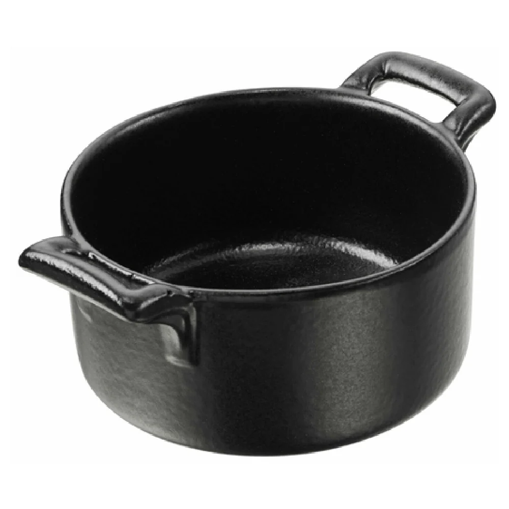 Revol 647585 2-3/4 Oz Ramekin Black Porcelain Round Dish - 6 Packs Revol 647585 2-3/4 Oz Ramekin Black Porcelain Round Dish - 6 Packs
