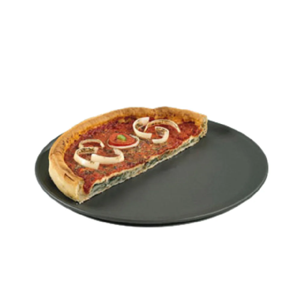 American Metalcraft HCCTP9 9 Inch OD Coupe Pizza Pan Solid 14 Gauge Aluminum with Hard Coat
