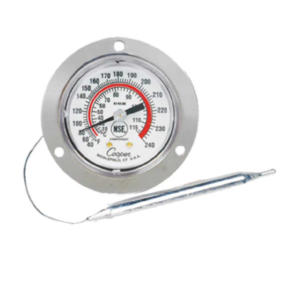 Cooper Atkins 6142-06-3 2 Inch Dial Thermometer Dual Scale Panel Type