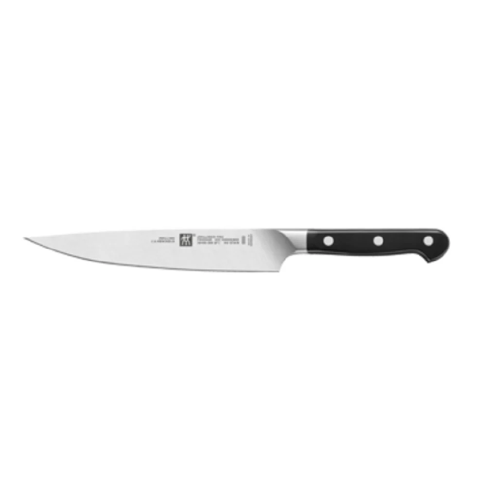 Zwilling 38400-203 8 Inch Carving Knife Black Polymer Handle High Carbon Stainless Steel