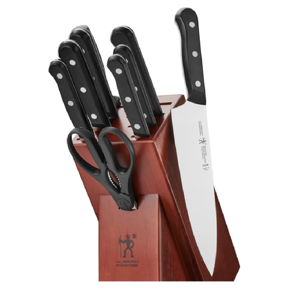 Zwilling 17553-010 10-piece Knife Set includes 4 Inch Paring Knife and Block