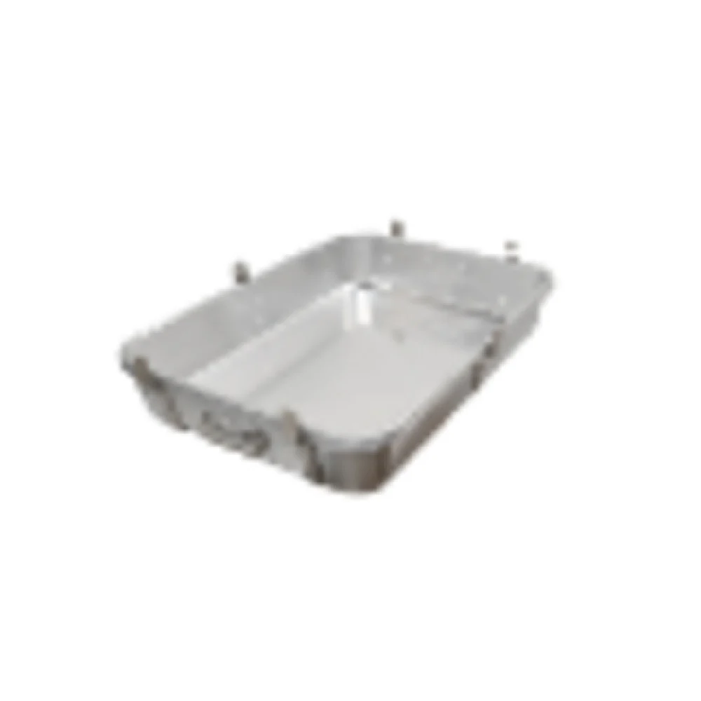 Omcan 81207 24 Inch Double Roaster Pan 10 Gauge Heavy Duty Aluminum with Straps and Handles Omcan 81207 24 Inch Double Roaster Pan 10 Gauge Heavy Duty Aluminum with Straps and Handles