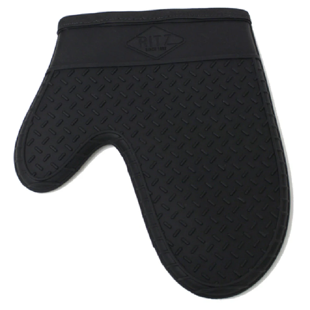 John Ritzenthaler Company RZS685BK10 10 Inch Oven Mitt with Silicone Black